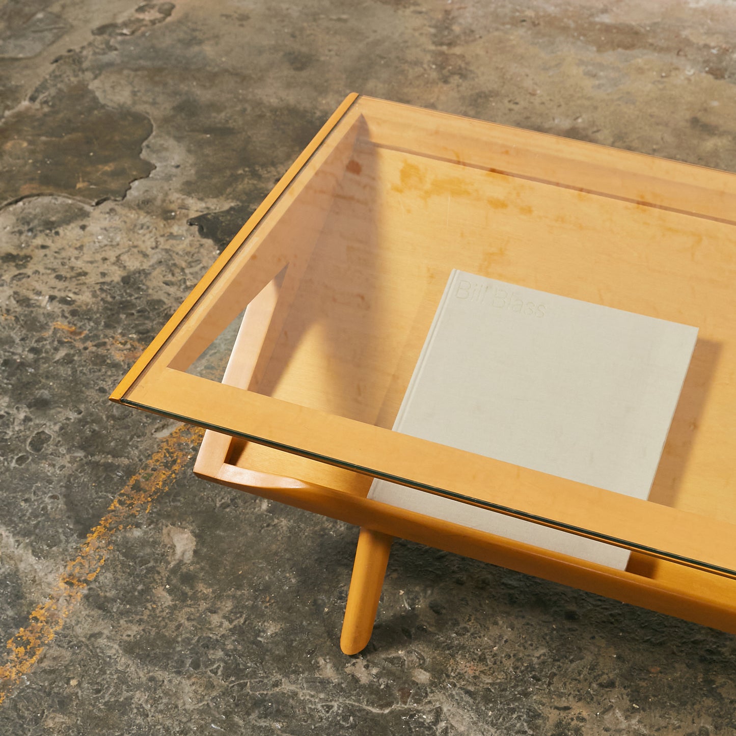 Paul Laszlo Long Rectangular Display Coffee Table