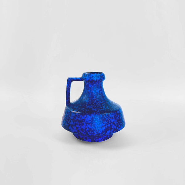 Fat Lava Studio Vase in Textured Klein Blue Glaze