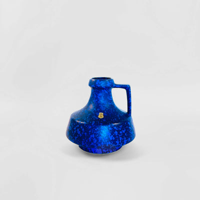 Fat Lava Studio Vase in Textured Klein Blue Glaze