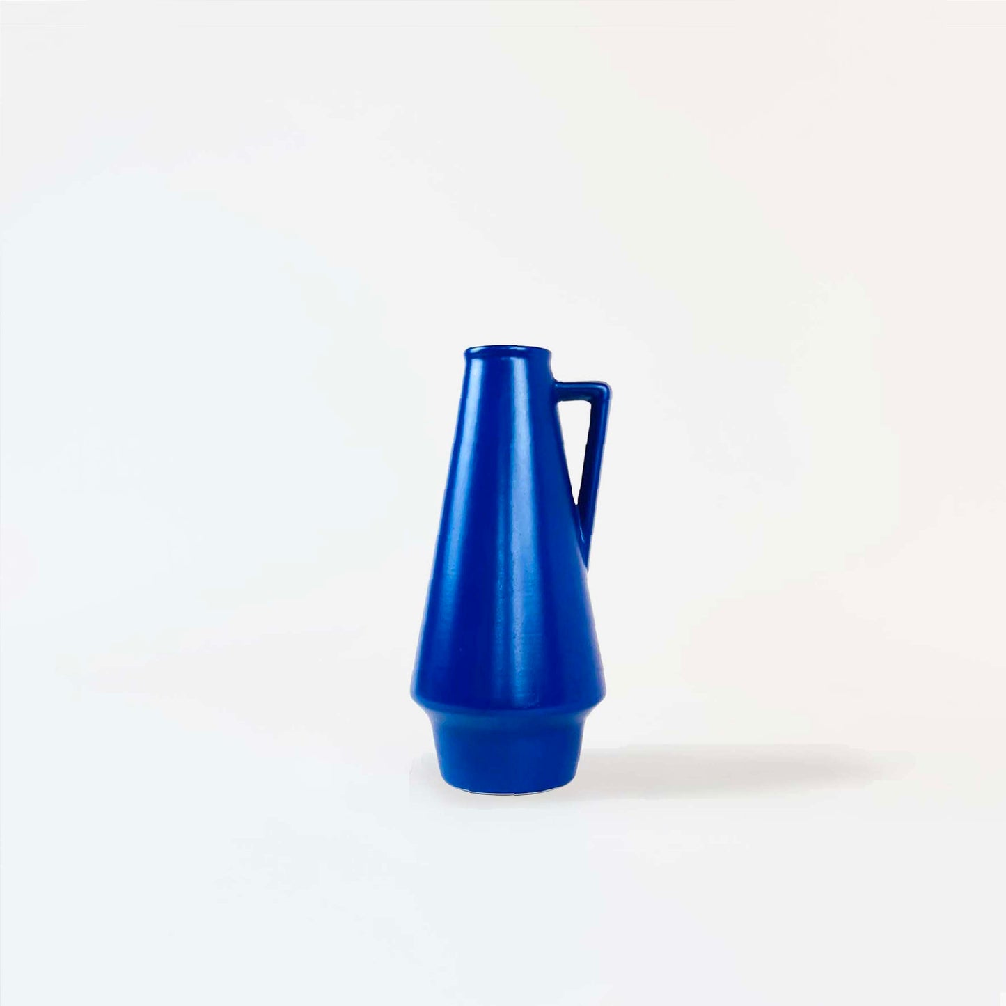 German Pottery Vase in Klein Blue