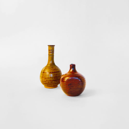 Set of Two Small Vases from Japan, 1960s