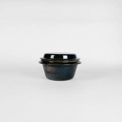 Royal Copenhagen Aluminia Faience Black Bowl, 1950s