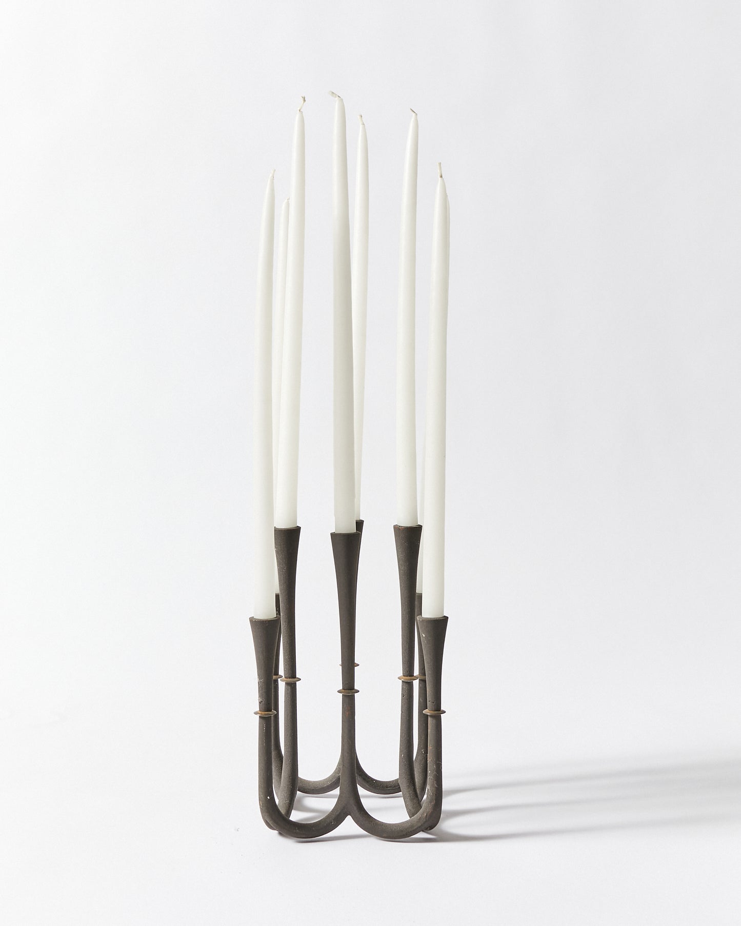 Set of Nine Candle Holders by Jens H. Quistgaard for Dansk Designs