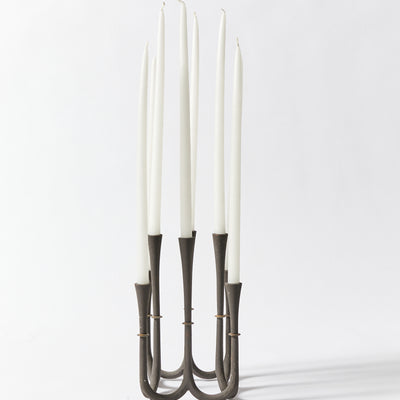 Set of Nine Candle Holders by Jens H. Quistgaard for Dansk Designs