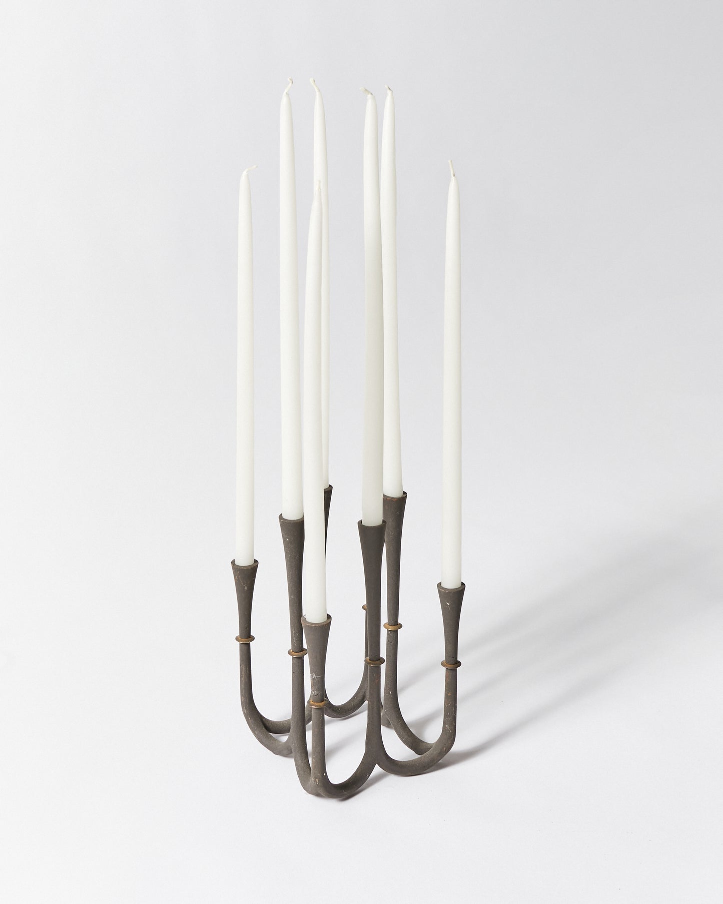 Set of Nine Candle Holders by Jens H. Quistgaard for Dansk Designs