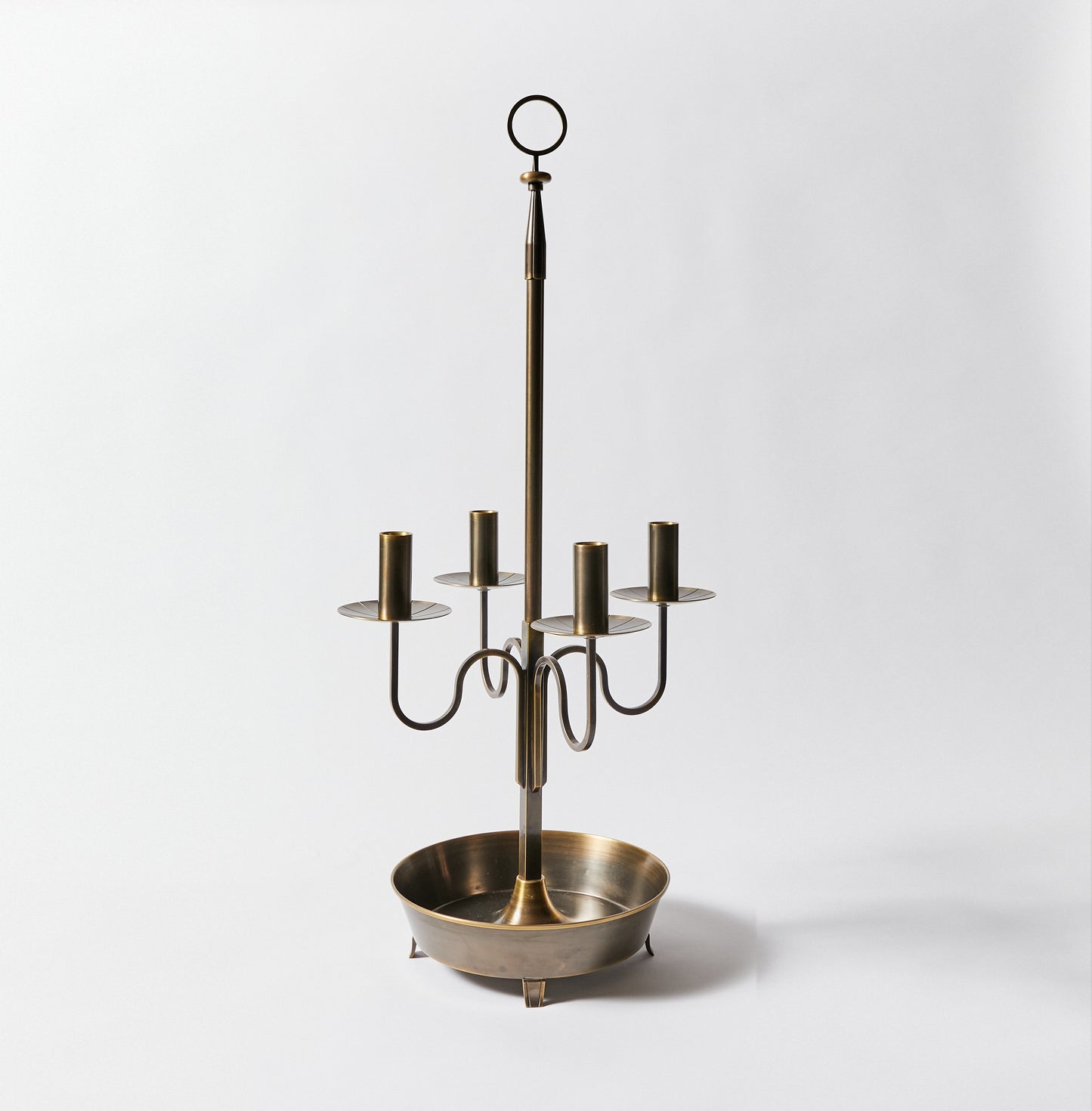 Large Four Arm Candelabra by Tommi Parzinger