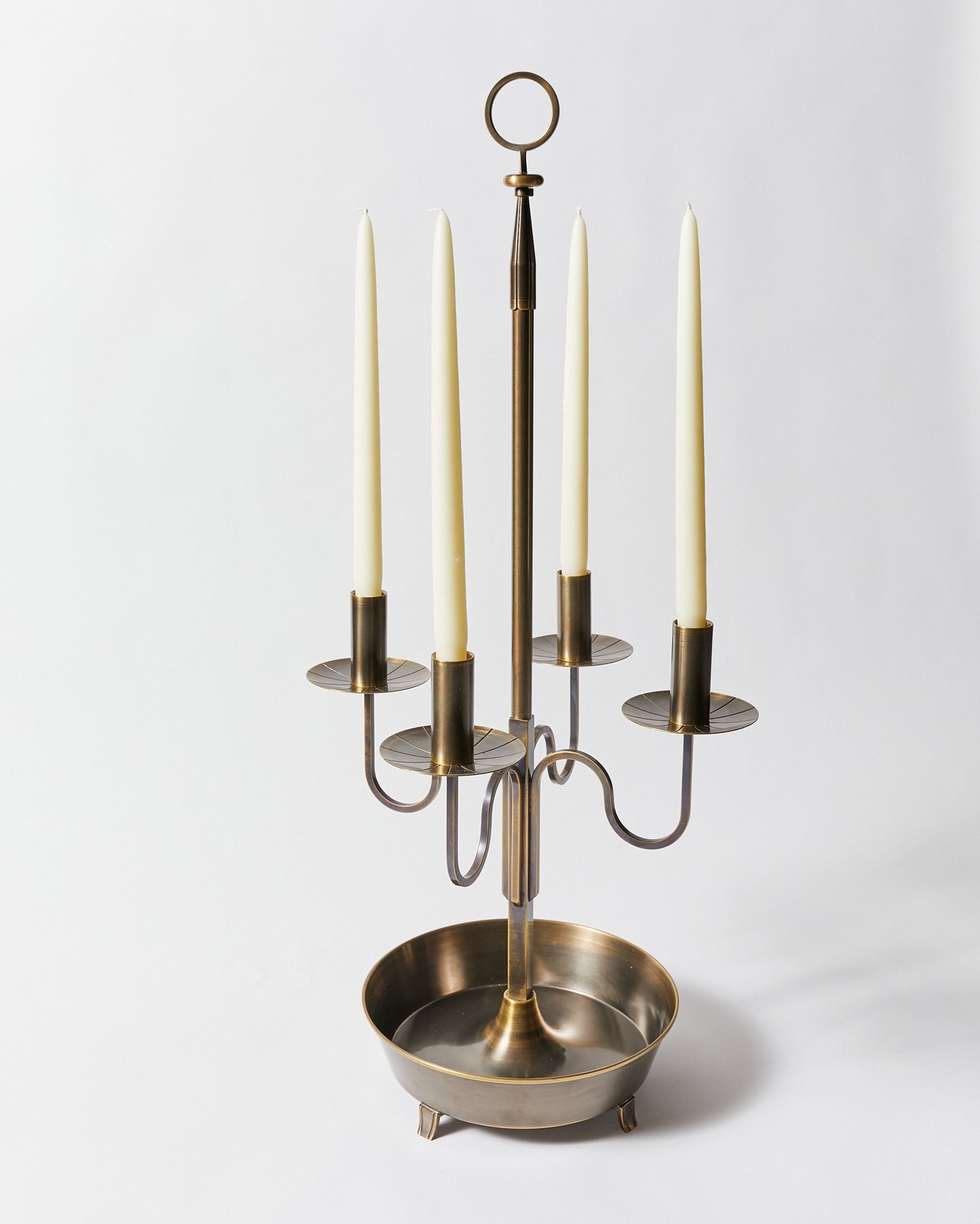 Large Four Arm Candelabra by Tommi Parzinger