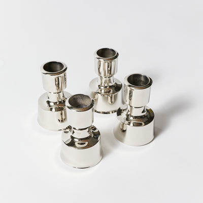 Set of Four Candle Holders by Jens H. Quistgaard for Dansk Designs