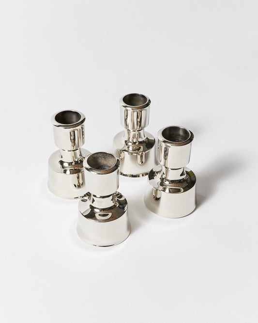 Set of Four Candle Holders by Jens H. Quistgaard for Dansk Designs