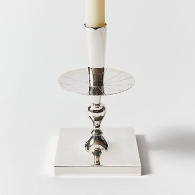 Set of Four Candle Sticks by Tommi Parzinger for Dorlyn Silversmiths