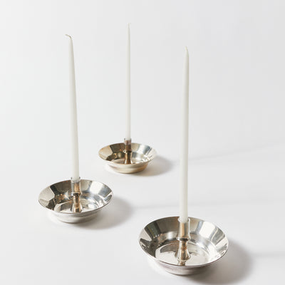 Set of Nine Candle Holders by Jens H. Quistgaard for Dansk Design