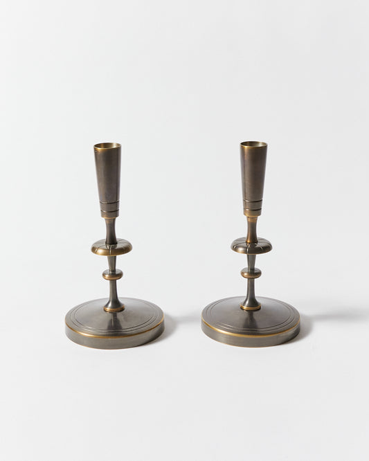 Set of Four Candlesticks by Tommi Parzinger for Dorlyn-Silversmiths