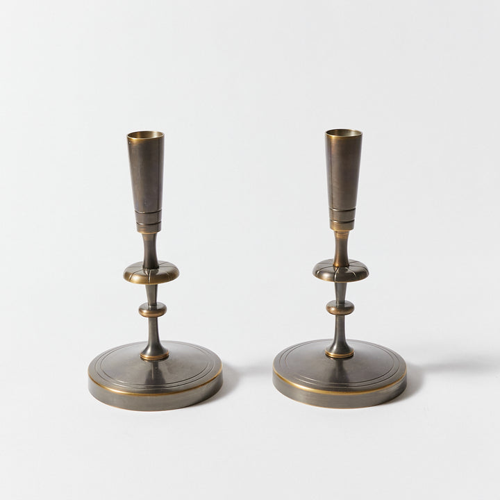 Set of Four Candlesticks by Tommi Parzinger for Dorlyn-Silversmiths