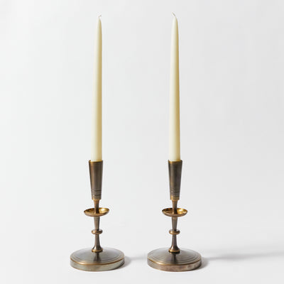 Pair of Candlesticks by Tommi Parzinger for Dorlyn-Silversmiths