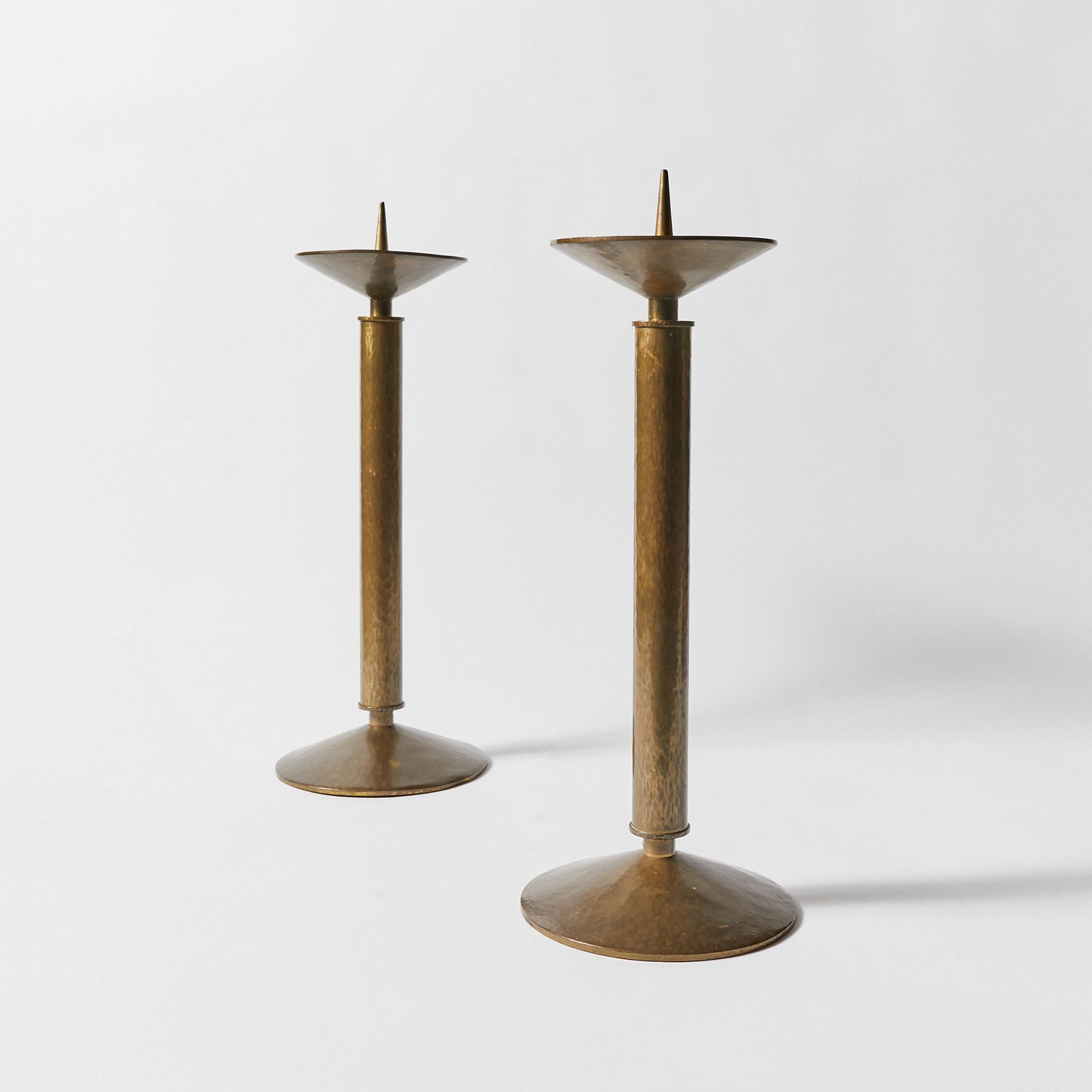 Pair of Large Art Deco Style Candle Holders