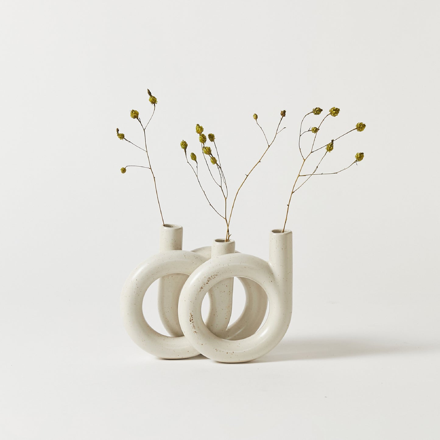 Three Ring Ikebana Base Made by Toyo, Japan Circa 1960