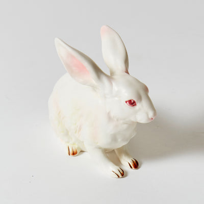 Set of Ten Lefton Hand-Painted Porcelain Bunnies Made in Japan in 1960