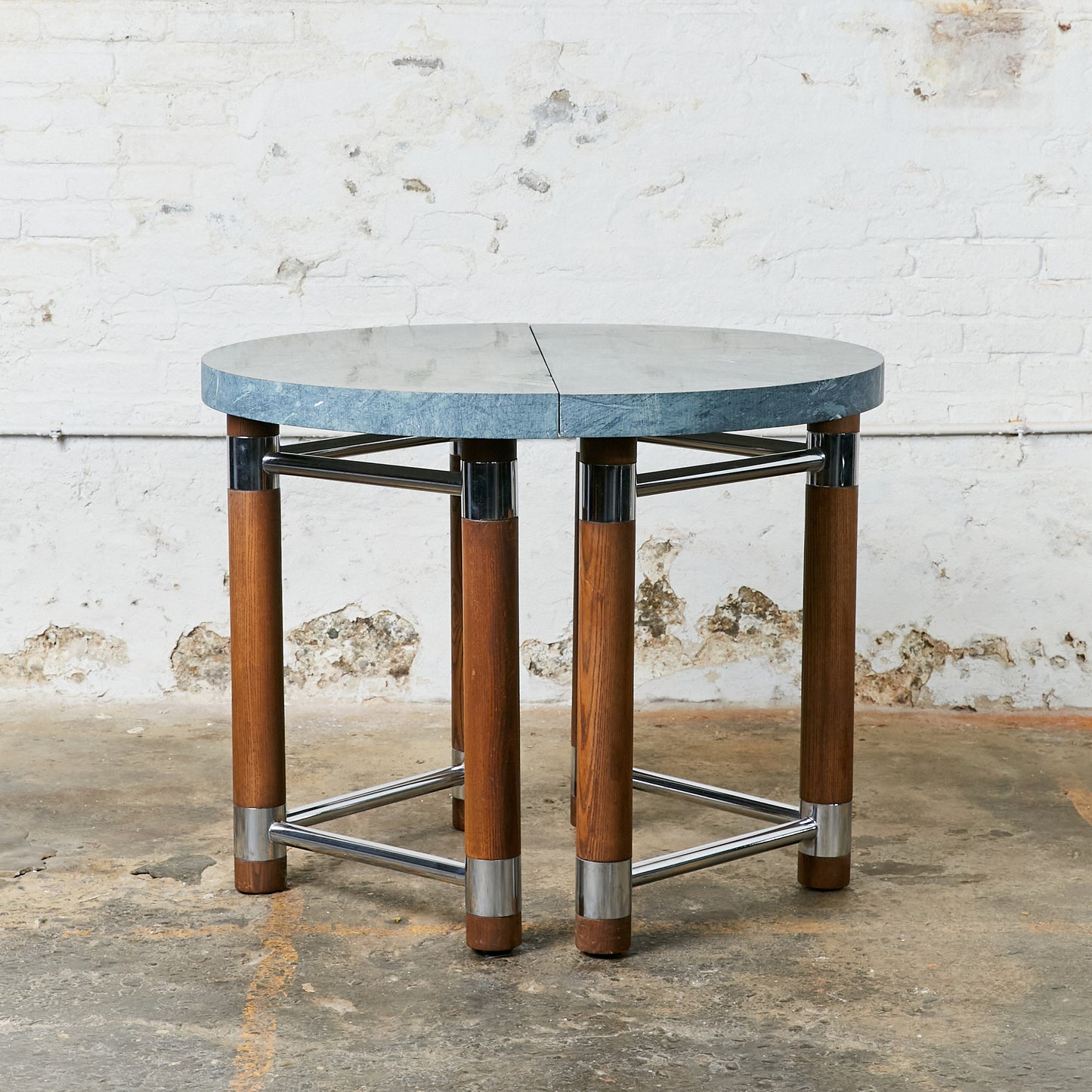 Architectural Pair of Italian Console Tables