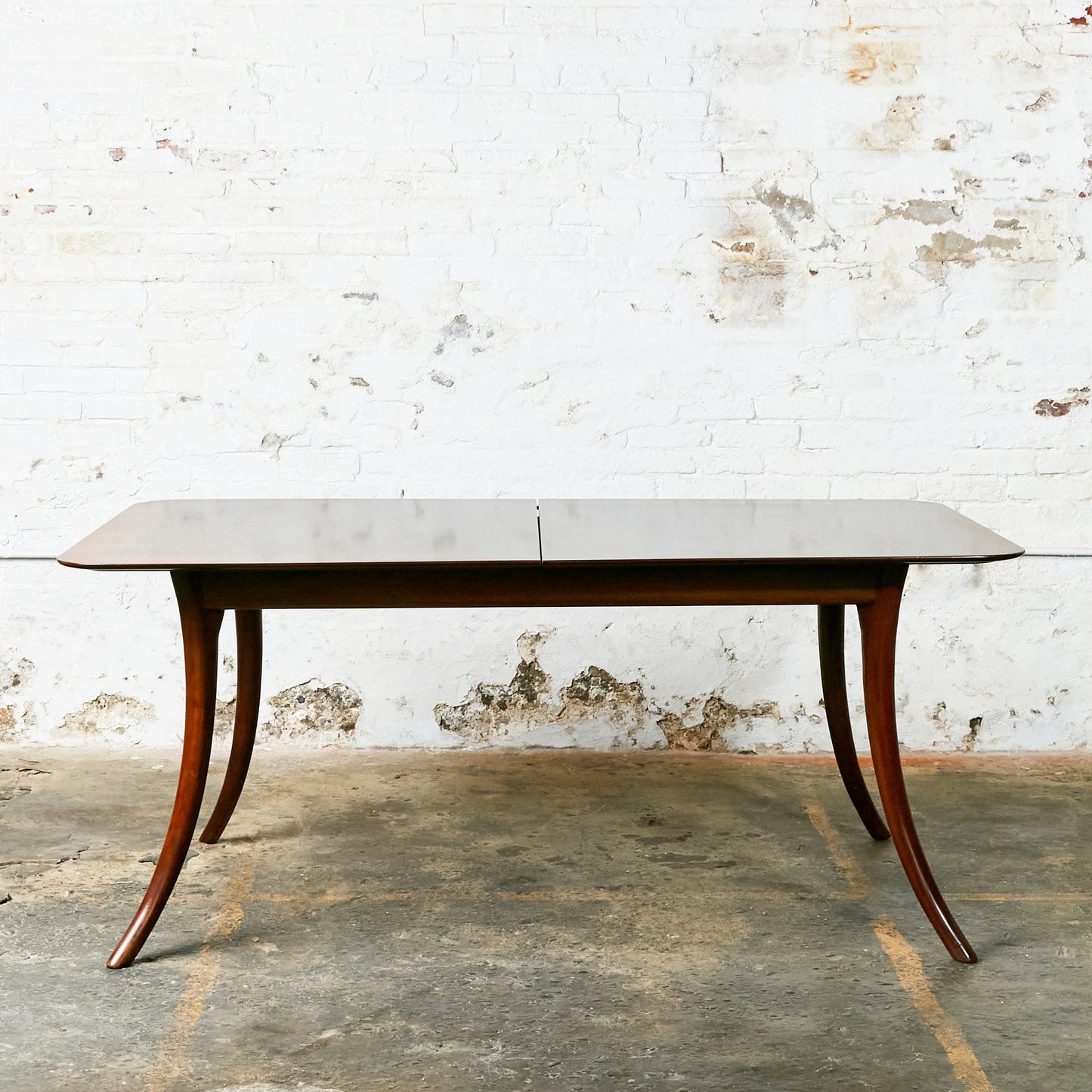 Mid-Century Modern Walnut Dining Table Designed by Robsjohn Gibbings for Widdicomb