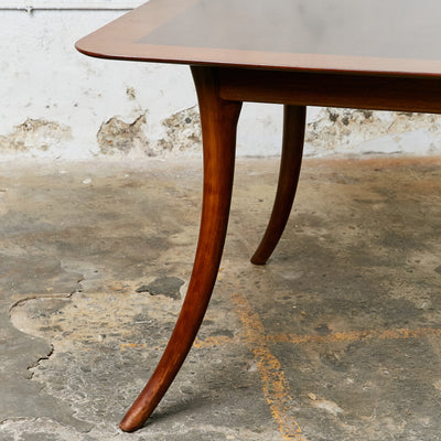 Mid-Century Modern Walnut Dining Table Designed by Robsjohn Gibbings for Widdicomb