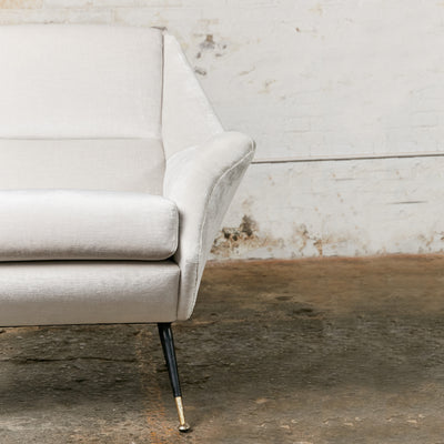 Pair of Vintage Italian Lounge Chairs in the Manner of Carlo di Carli