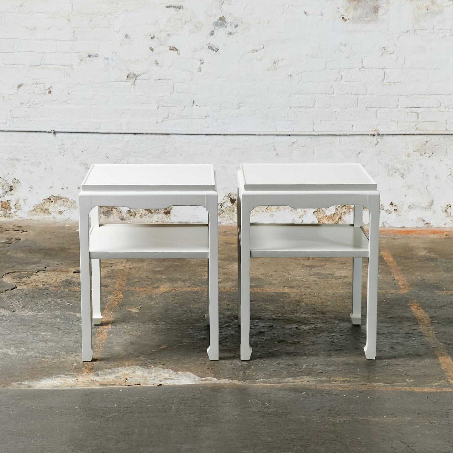 Pair of Hollywood Regency Style Side Tables Attributed to Tommi Parzinger