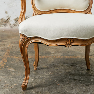 A Pair of Louis XV Style Arm Chairs