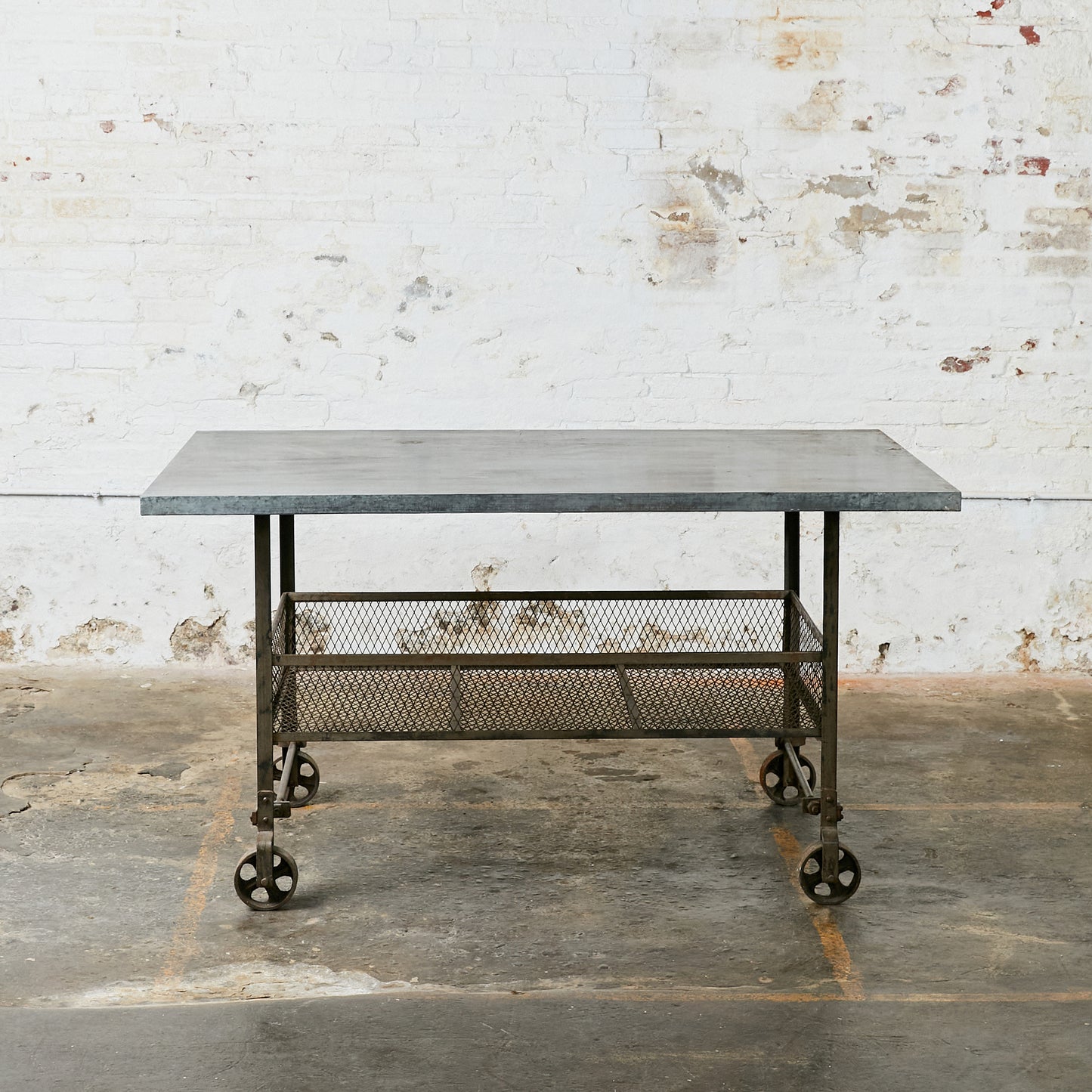 Rolling Industrial Table