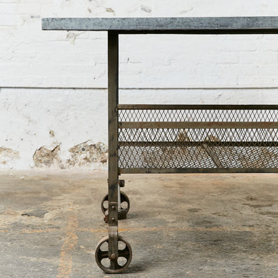 Rolling Industrial Table