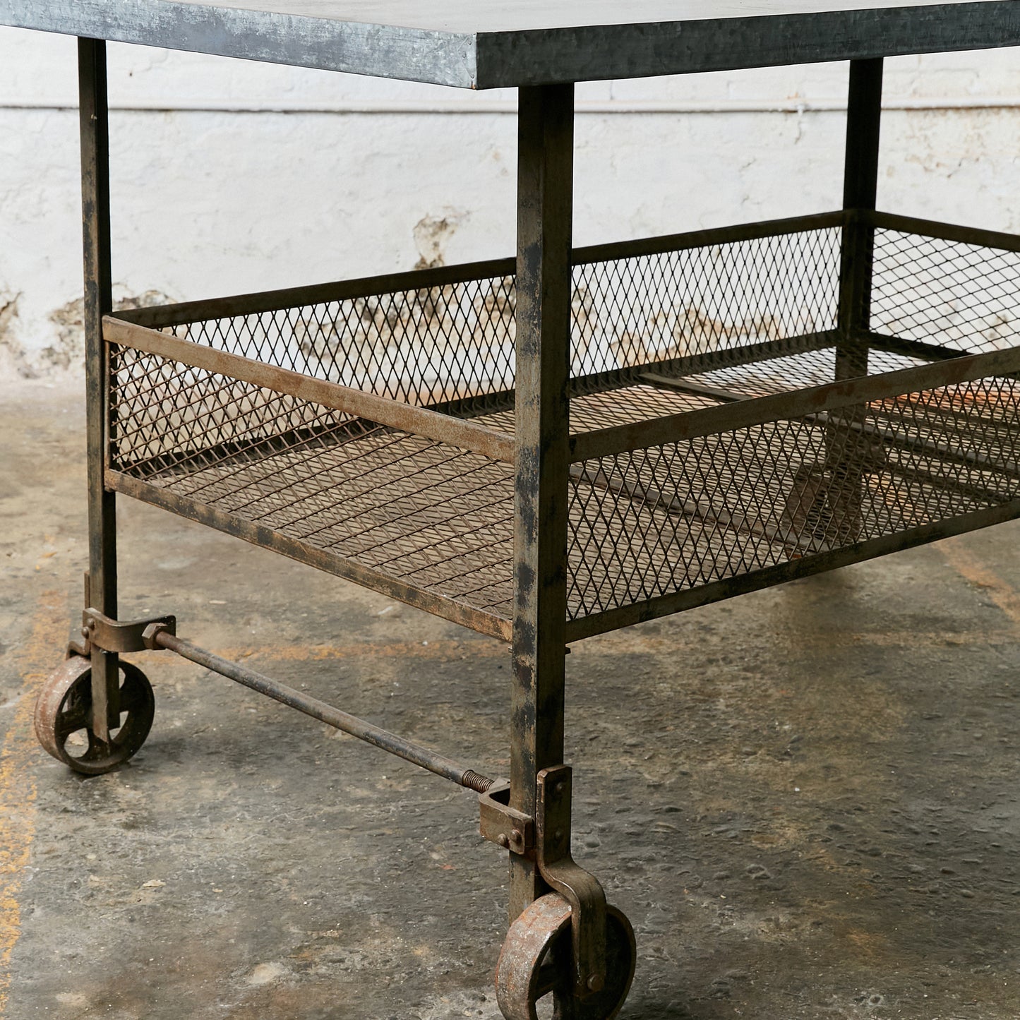 Rolling Industrial Table