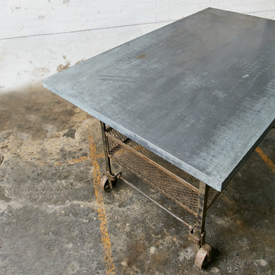 Rolling Industrial Table