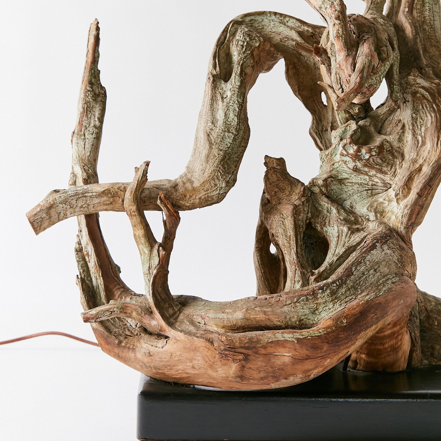 Sculptural Mid-Century Driftwood Lamp