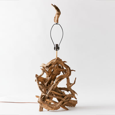 Sculptural Driftwood Lamp