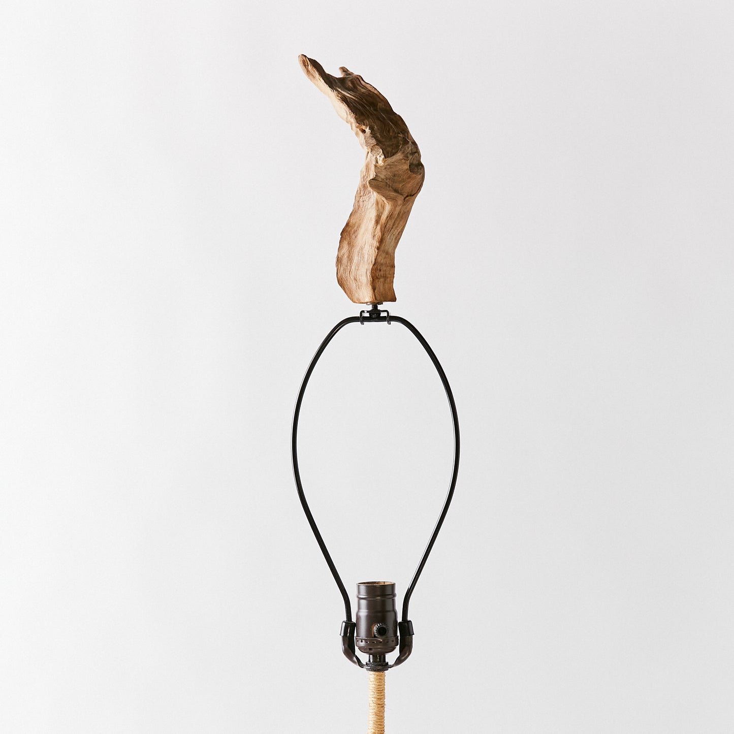 Sculptural Driftwood Lamp