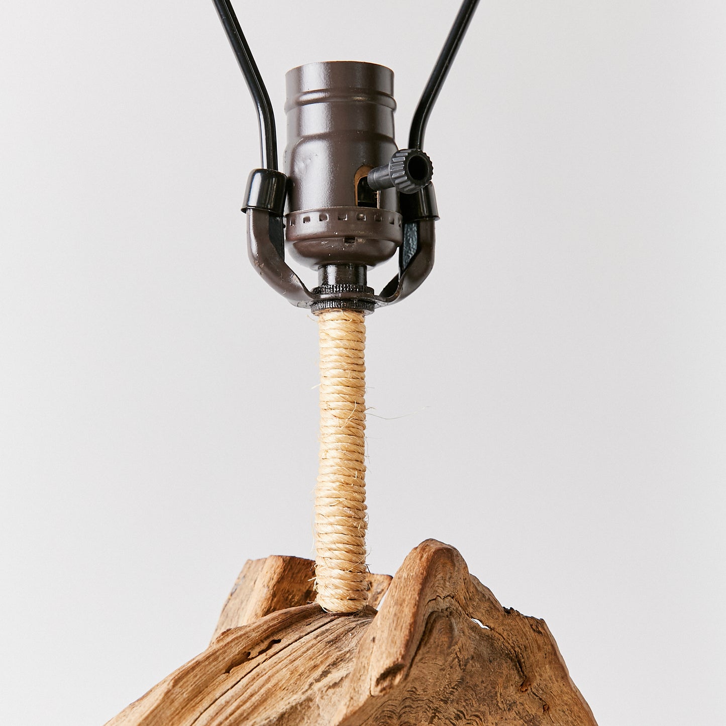 Sculptural Driftwood Lamp