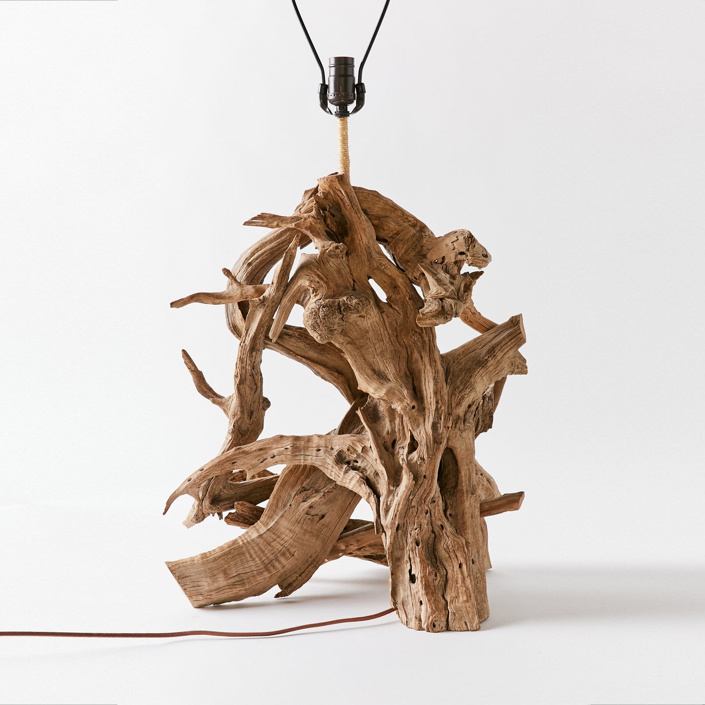 Sculptural Driftwood Lamp