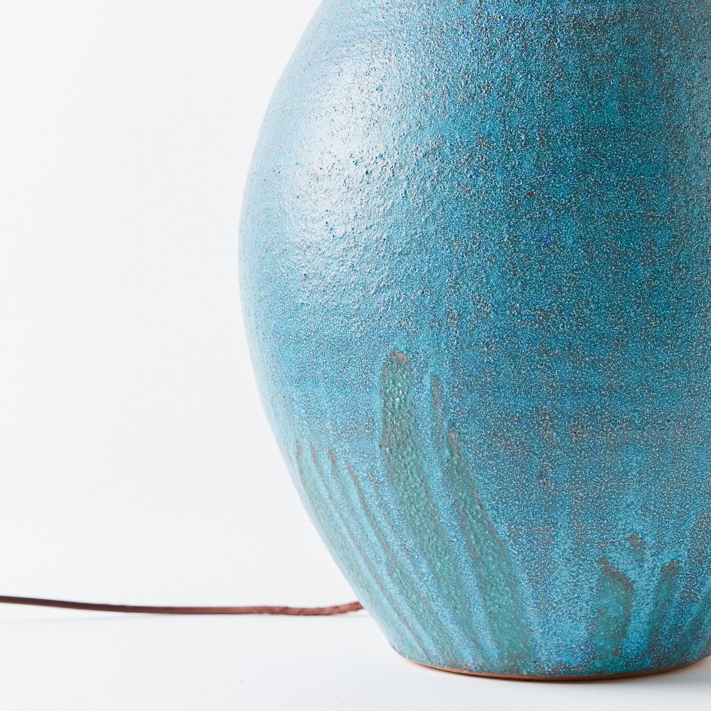 Ceramic Blue Lamp