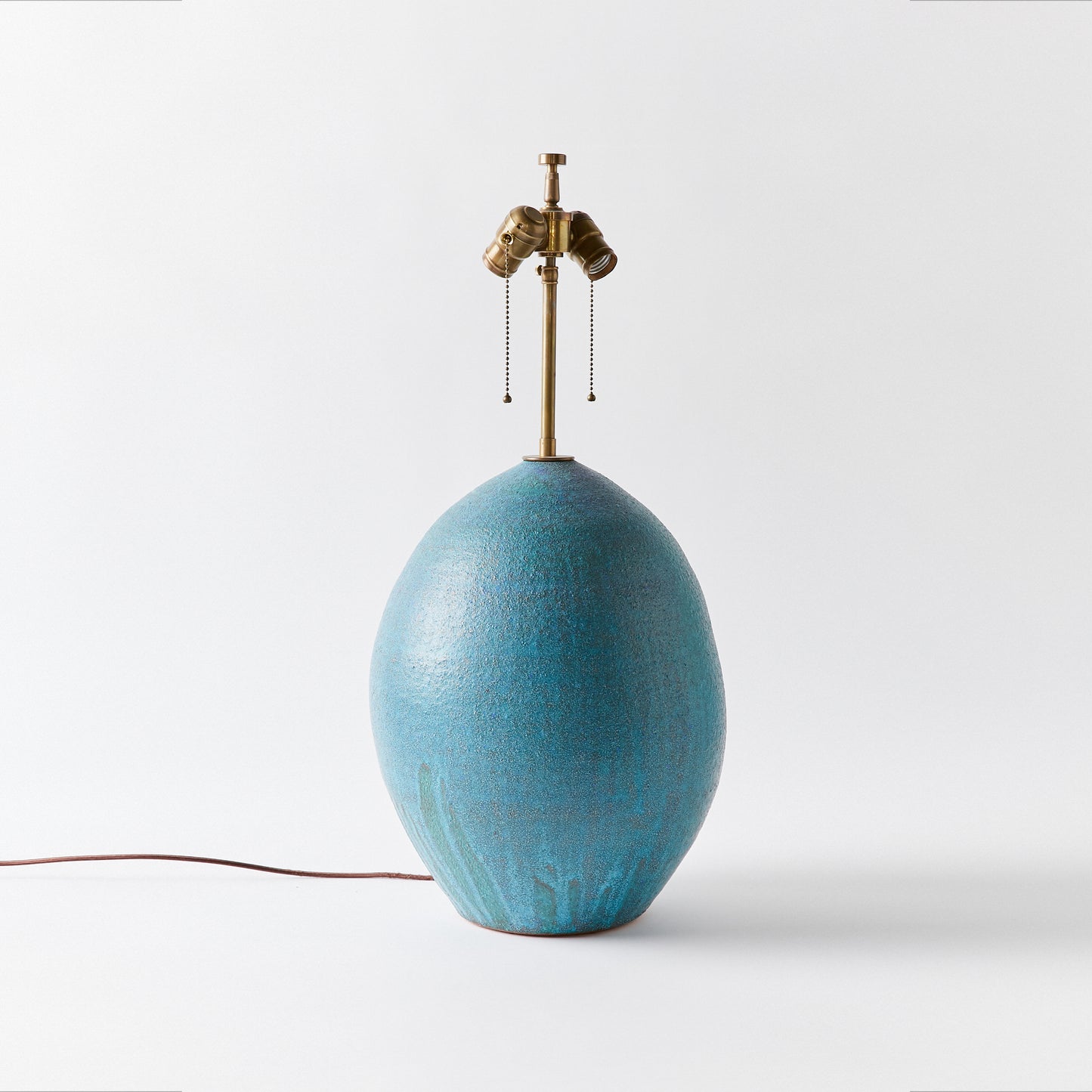 Ceramic Blue Lamp