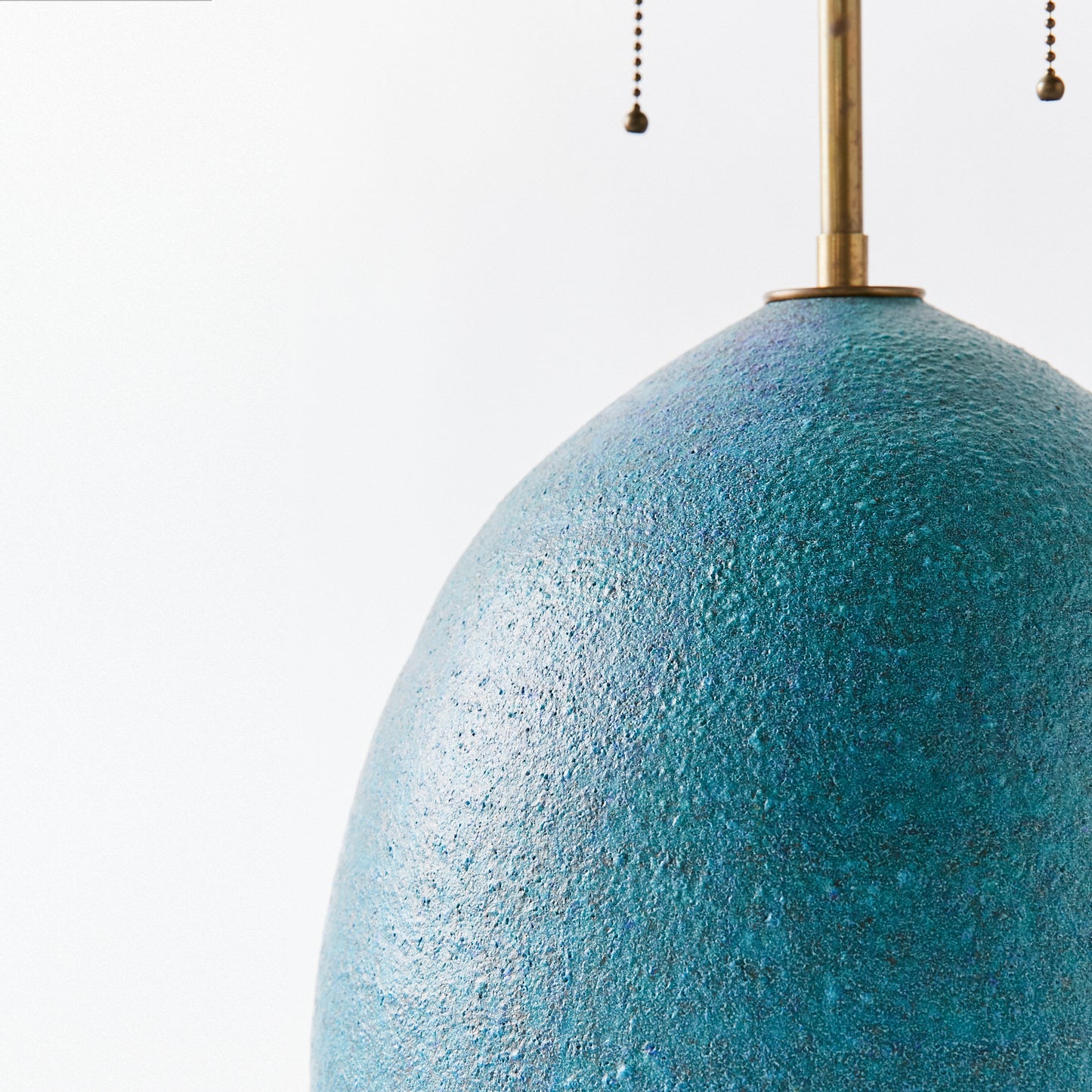 Ceramic Blue Lamp