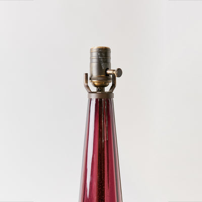 Tall Italian Murano Table Lamp