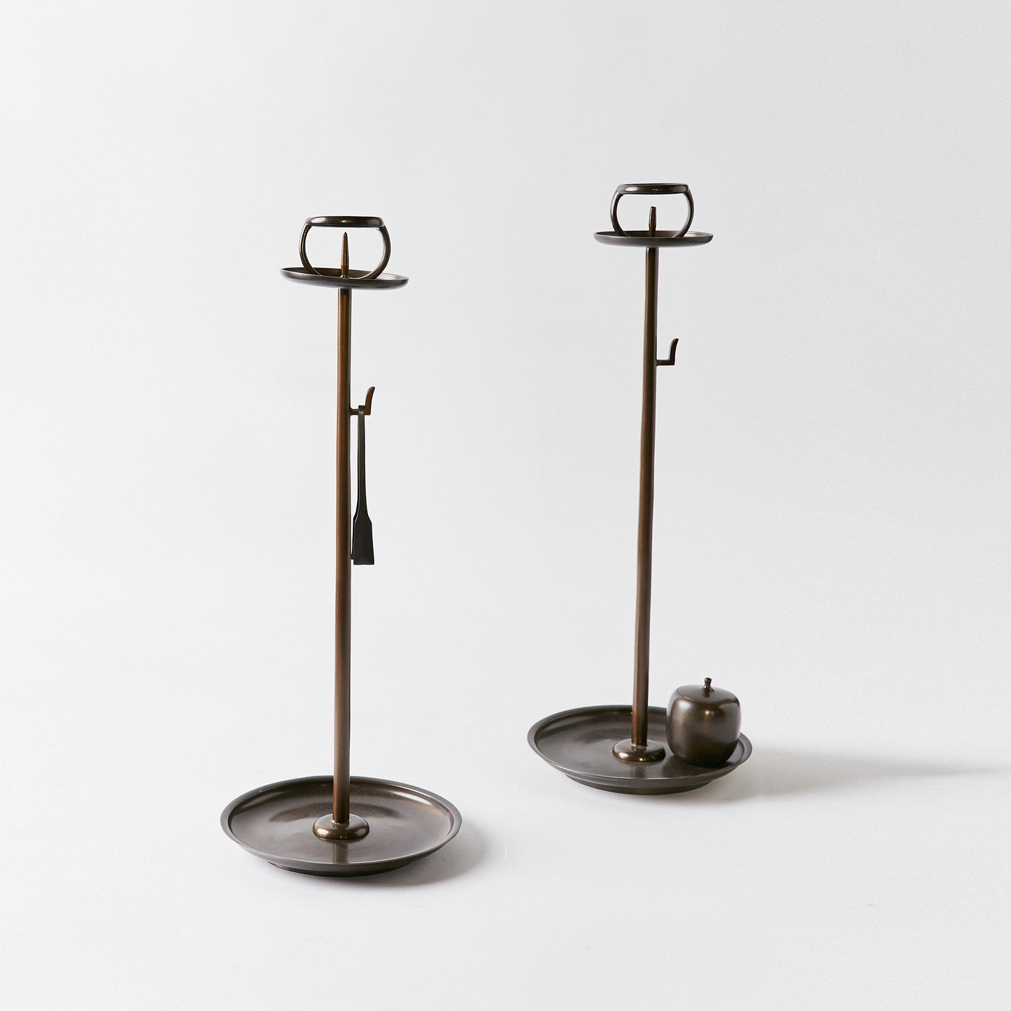 Pair of Antique Shokudai Candle Stand from Japan