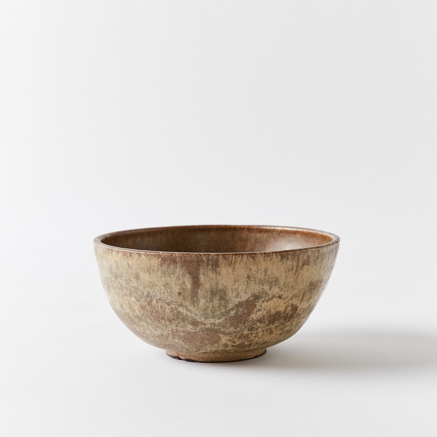 Ceramic Bowl with Beautiful Brown Textured Finish