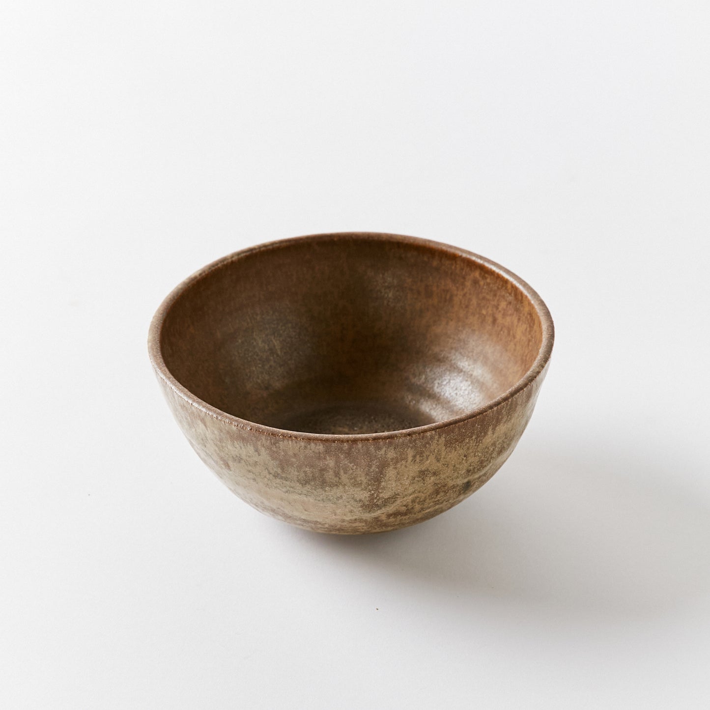 Ceramic Bowl with Beautiful Brown Textured Finish