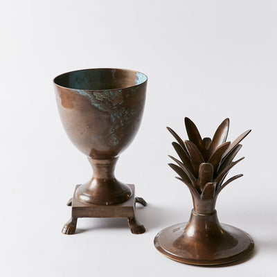 Bronze Pineapple Shape Jar