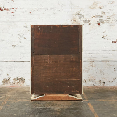 French Art Deco Bar Cabinet Covered in Goatskin