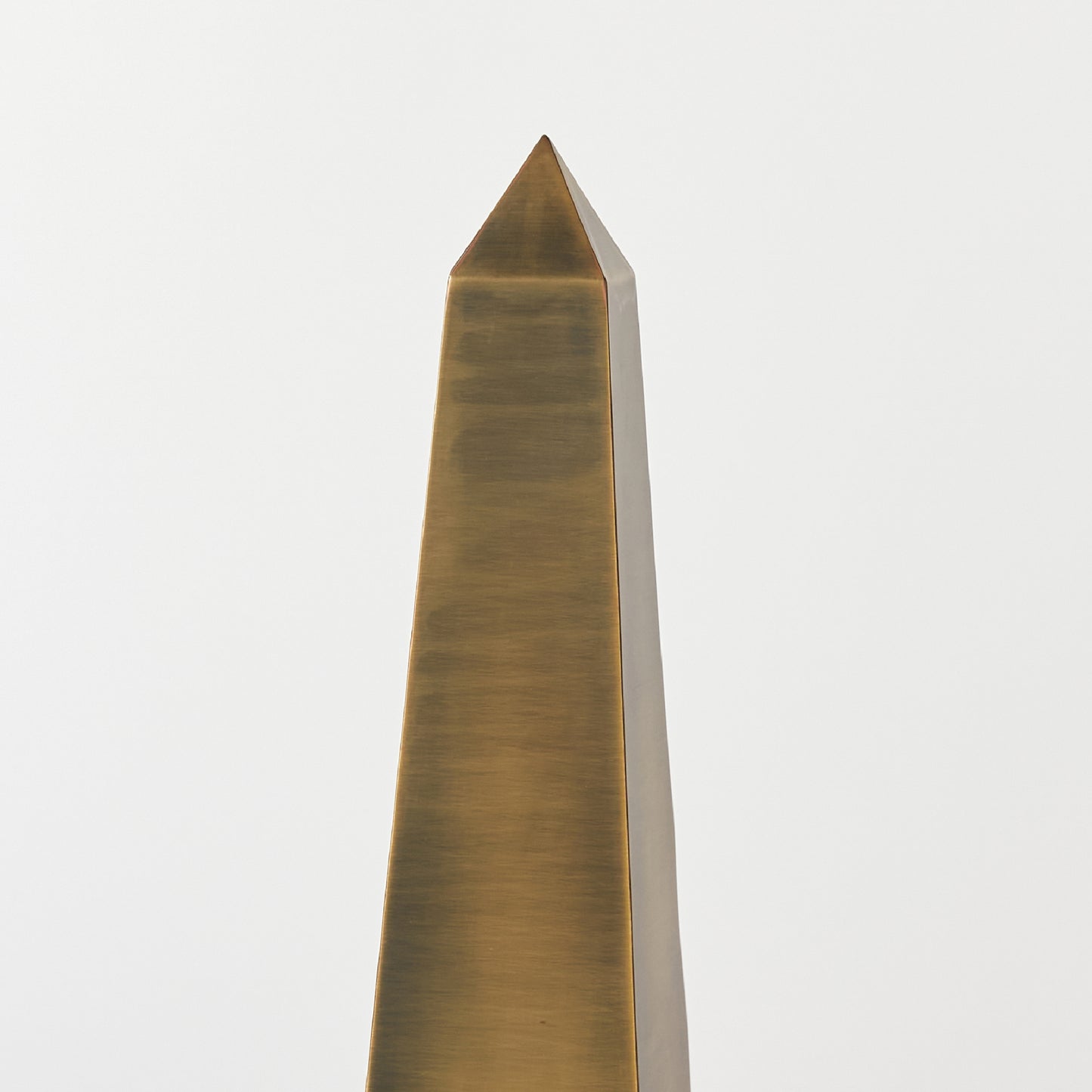 Brass Obelisk Refinished in Antique Bronze Finish from Gimbels Department Store