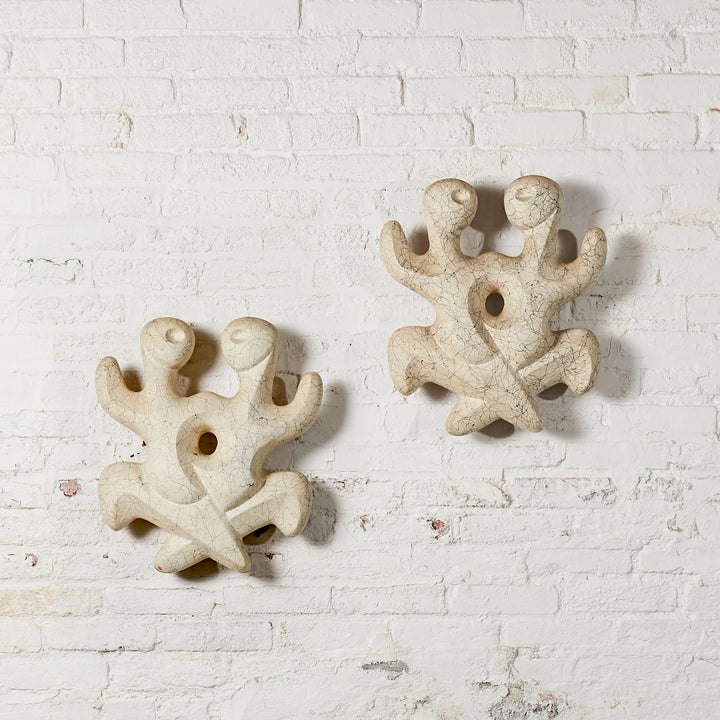 Pair of Frederic Weinberg Wall Sculpture