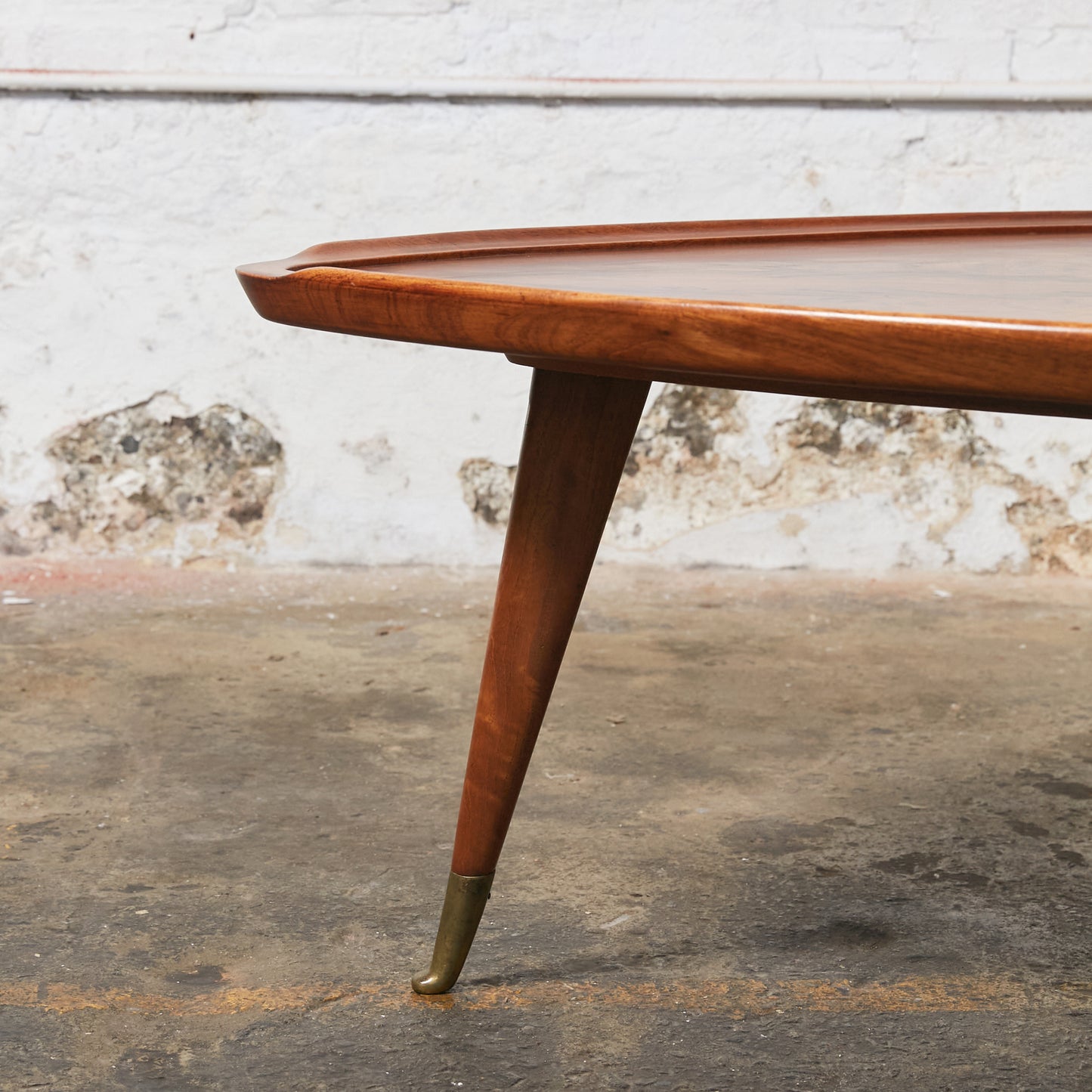 Brazilian Triangular Coffee Table in the Style of Giuseppe Scapinelli