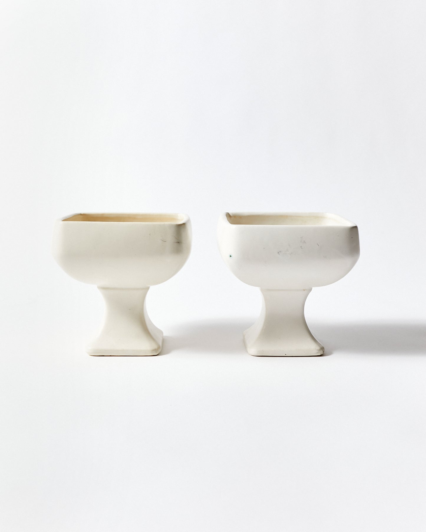 Pair of Floraline White Vases