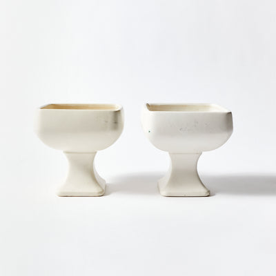 Pair of Floraline White Vases